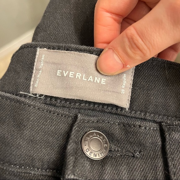 Everlane The High Rise Skinny Jean in Black Size 28 - Picture 5 of 9